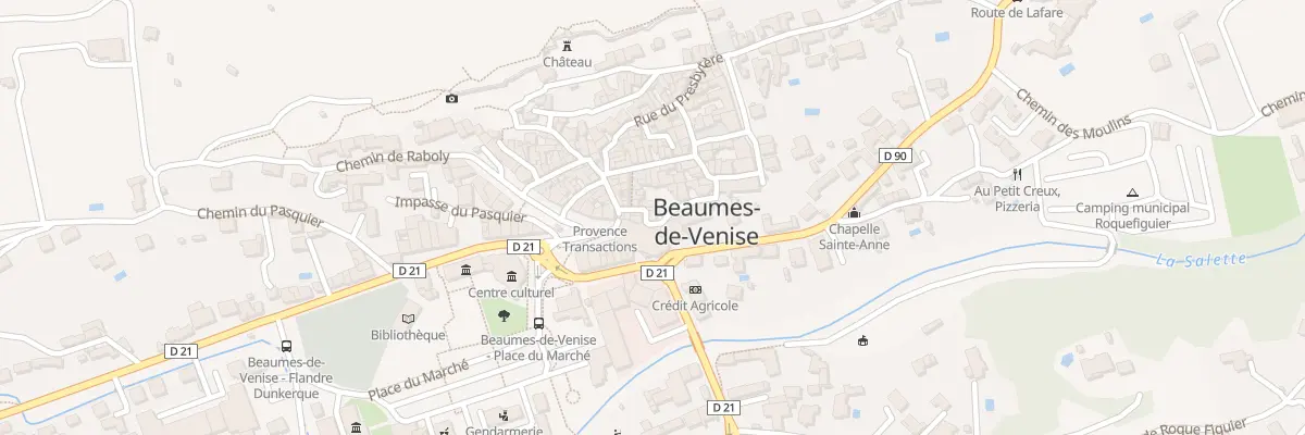 Plan du 23 Rue Louis Applanat à Beaumes-de-Venise