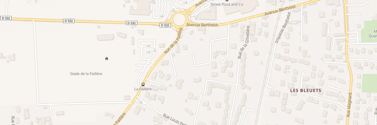 Plan du 71K Av Berthelot Pierre Eugene Ma à Romans-sur-Isère