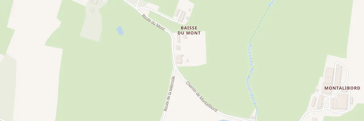 Plan du 1271 Rte du Mont à Vescours