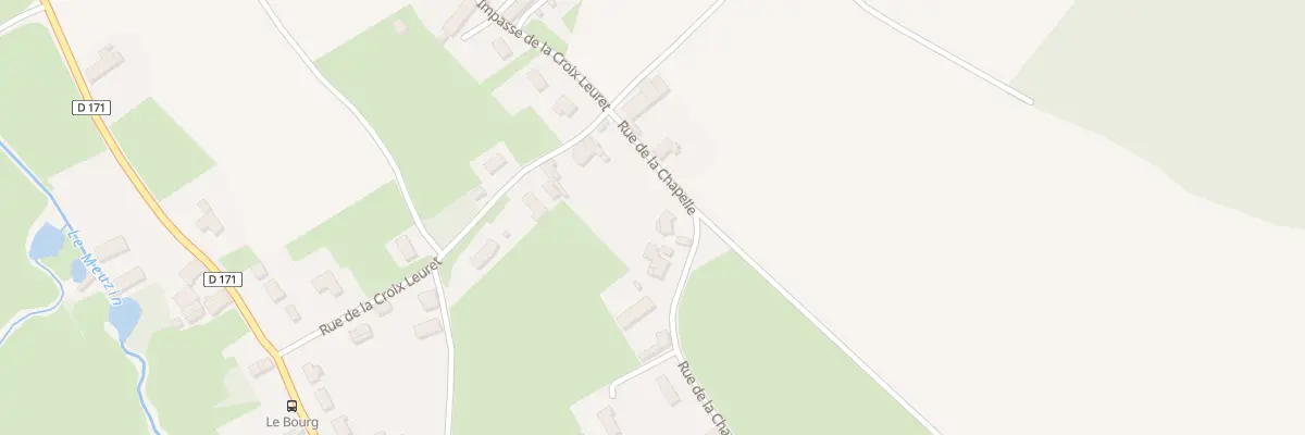Plan du 2A Rue de la Chapelle à Palleau
