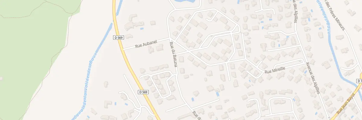 Plan du 2 Rue du Batuna à Eyguières