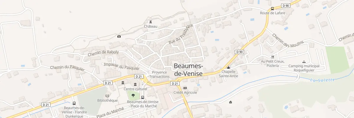 Plan du 5823 Rue de la République à Beaumes-de-Venise