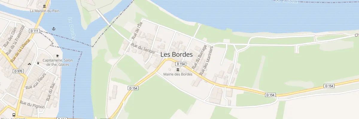 Plan du 5001 Les Bordes aux Bordes