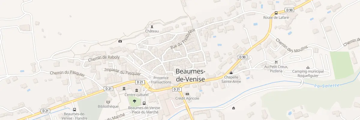 Plan du 88 Rue de la République à Beaumes-de-Venise