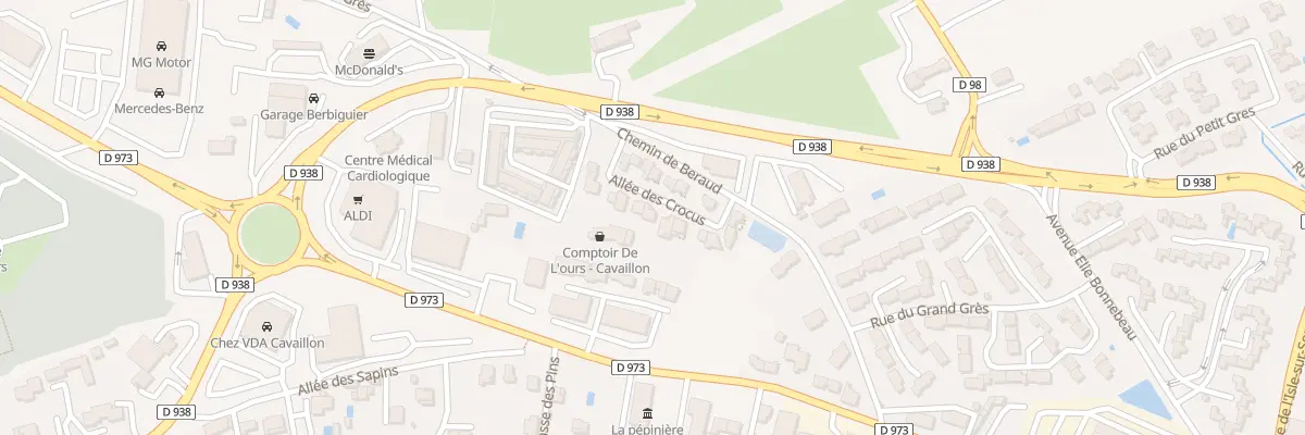 Plan du 7 All des Crocus à Cavaillon