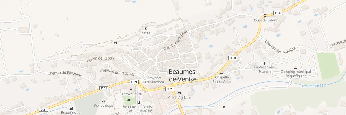 Plan du 5353 Rue de la République à Beaumes-de-Venise
