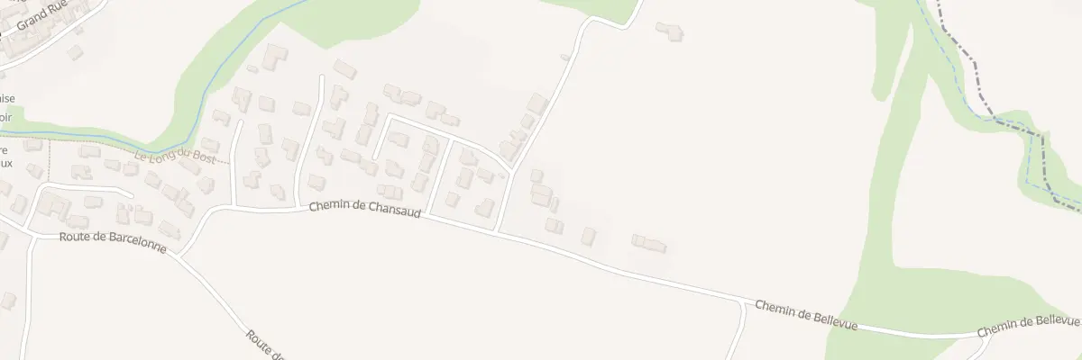 Plan du 380 Che de Chansaud à Montvendre