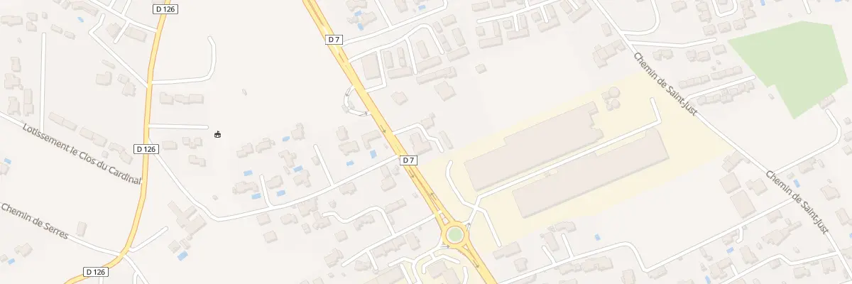 Plan du 649 Av Majoral Jouve à Aubignan