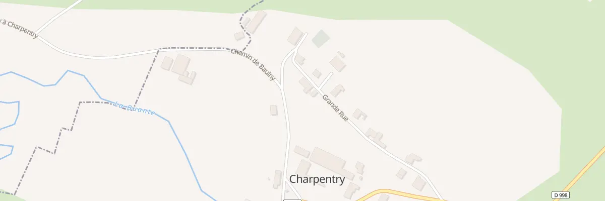 Plan du 5 Gr Grande Rue à Charpentry