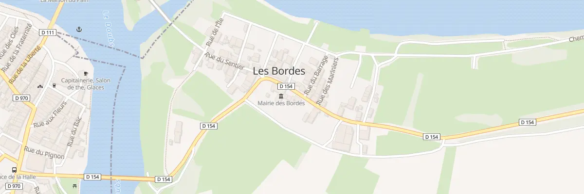 Plan du 4 Rte de Saunières aux Bordes