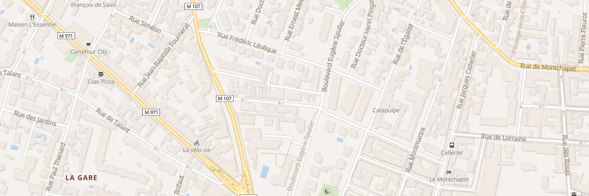 Plan du 20 Rue Nicolas Berthot à Dijon