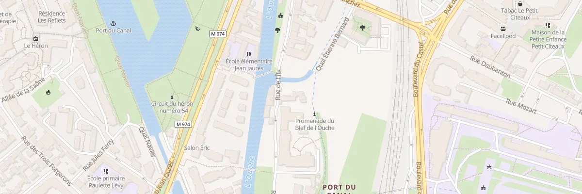 Plan du 25B Rue de l’Ile à Dijon