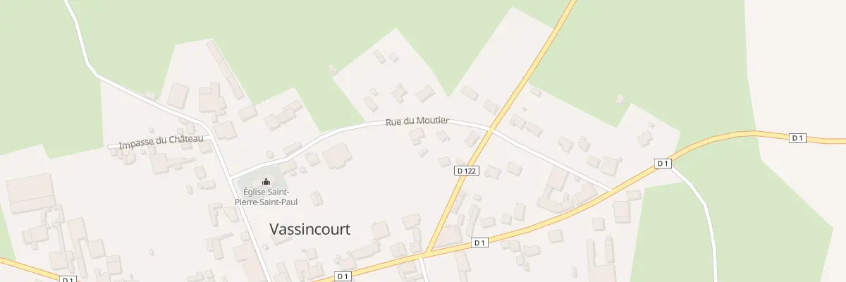 Plan du 5 Rue du Moutier à Vassincourt