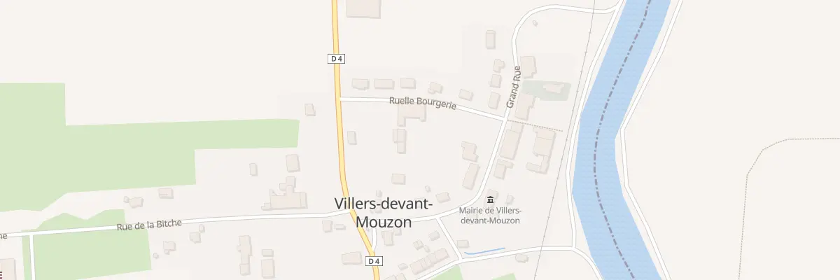 Plan du 2 Rle Bourgerie à Villers-devant-Mouzon