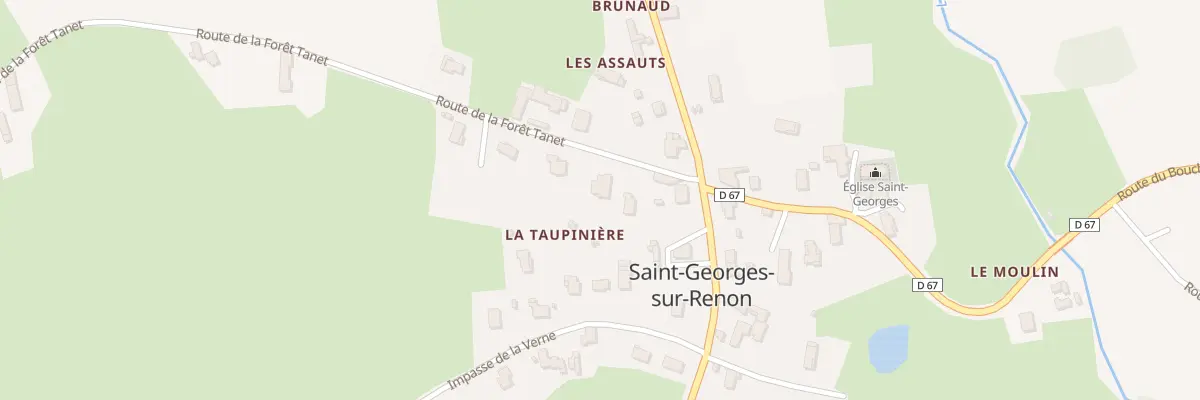 Plan du 5090 La Taupiniere à Saint-Georges-sur-Renon