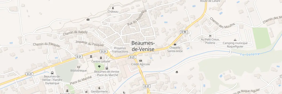 Plan du 5422 Rue de l’Hospice à Beaumes-de-Venise