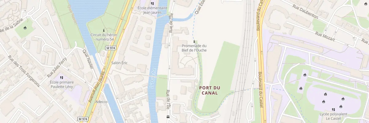 Plan du 33 Rue de l’Ile à Dijon