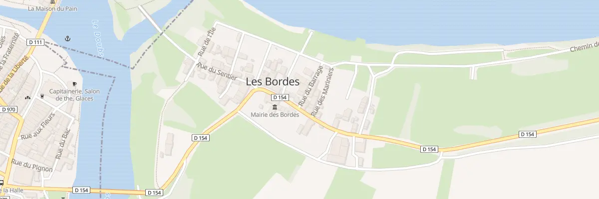 Plan du 1 Rue du Barrage aux Bordes