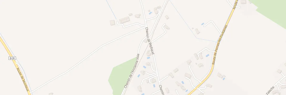 Plan du 271 Che des Reybauds à Velleron