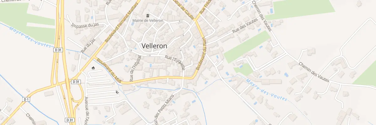 Plan du 1 Imp Magali à Velleron