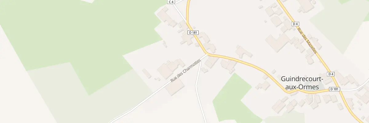 Plan du 2 Rue des Charmottes à Guindrecourt-aux-Ormes
