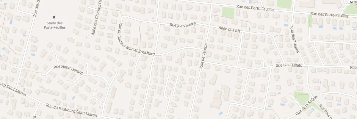 Plan du 7 Rue du Recteur Marcel Bouchard à Fontaine-lès-Dijon