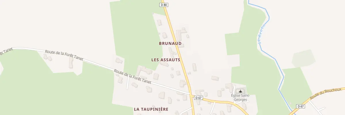 Plan du 5030 Brunaud à Saint-Georges-sur-Renon