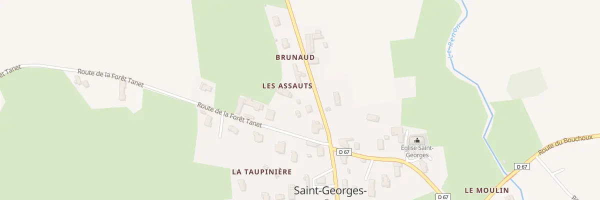 Plan du 5100 Les Assauts à Saint-Georges-sur-Renon