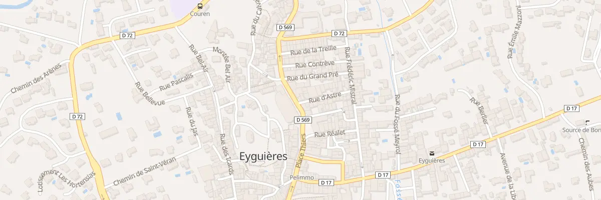 Plan du 5443 Rue d’Astre à Eyguières
