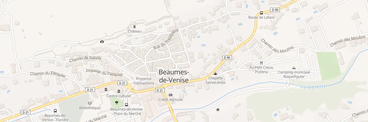 Plan du 5426 Tra des Crappes à Beaumes-de-Venise