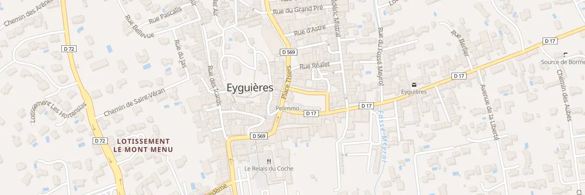 Plan du 14 Pl Thiers à Eyguières