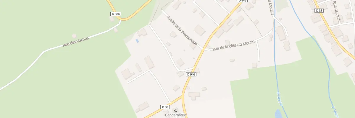 Plan du 1 Rue de la Porte aux Champs à Varennes-en-Argonne