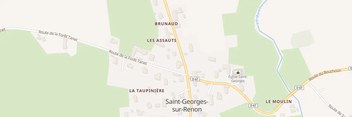 Plan du 5029 Le Village à Saint-Georges-sur-Renon