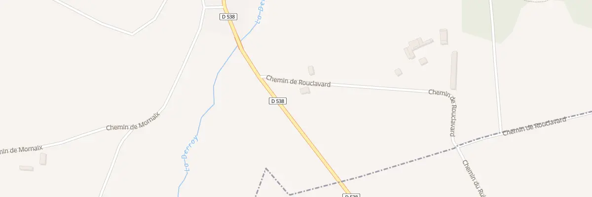 Plan du 80 Che de Rouclavard à Revel-Tourdan