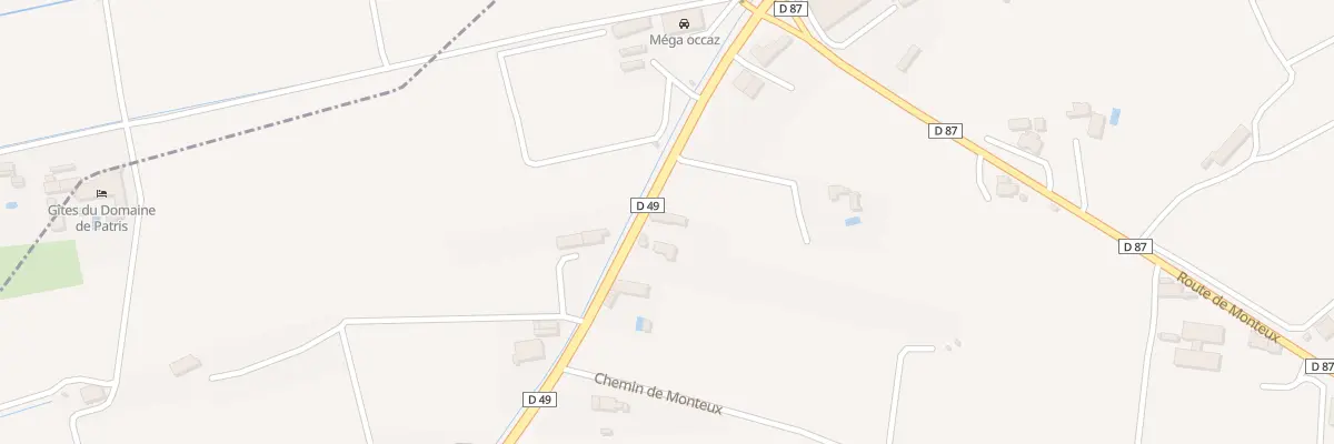 Plan du 869 Rte de Patris à Pernes-les-Fontaines
