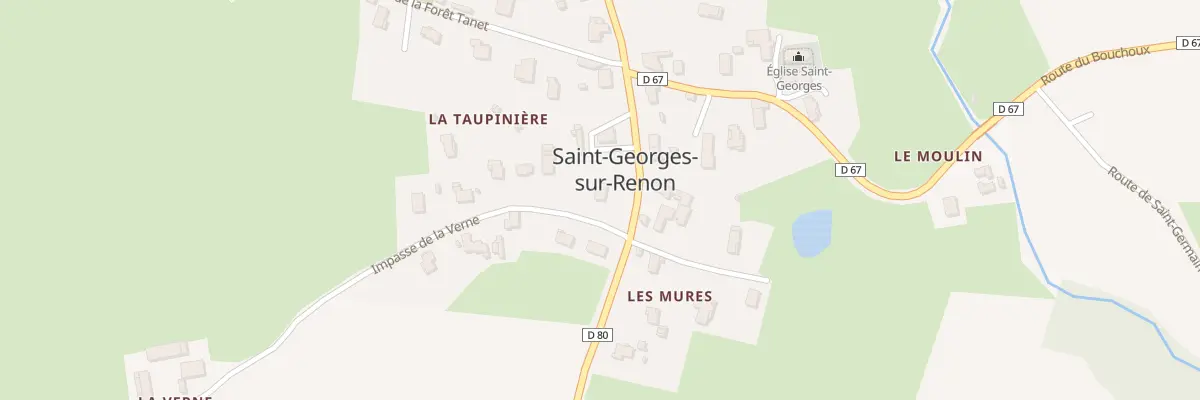 Plan du 5027 Le Village à Saint-Georges-sur-Renon