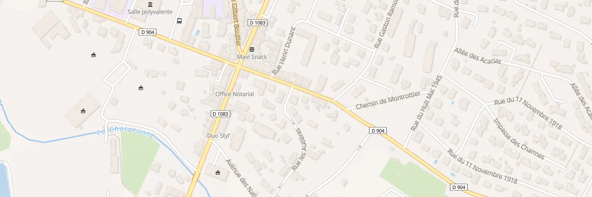 Plan du 222 Rue des Autières à Villars-les-Dombes