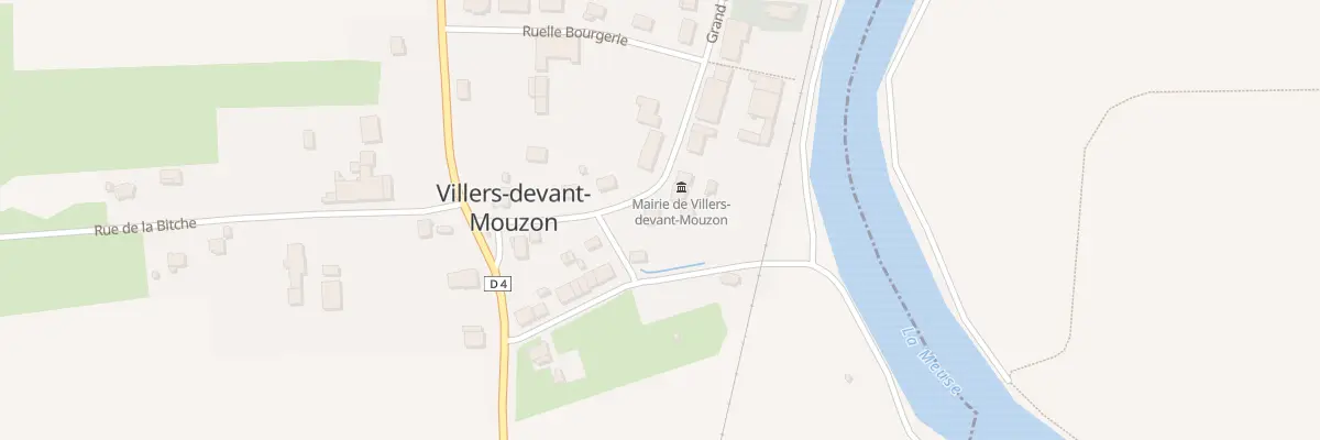 Plan du 2 Gr Grande Rue à Villers-devant-Mouzon