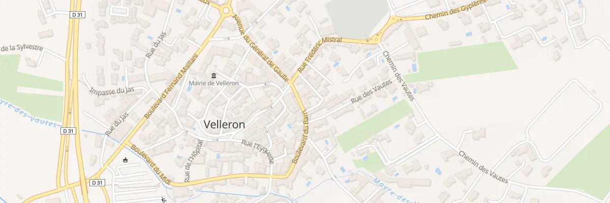 Plan du 5054 Bd du Barri à Velleron