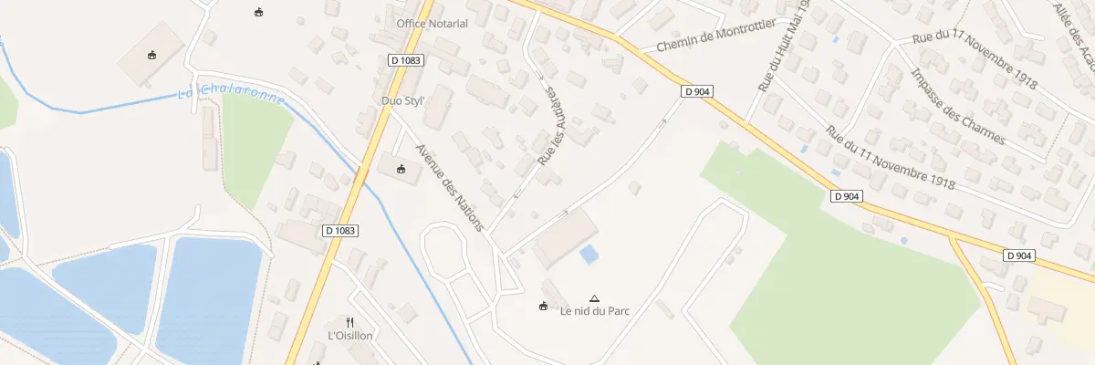 Plan du 72 Rue des Autières à Villars-les-Dombes