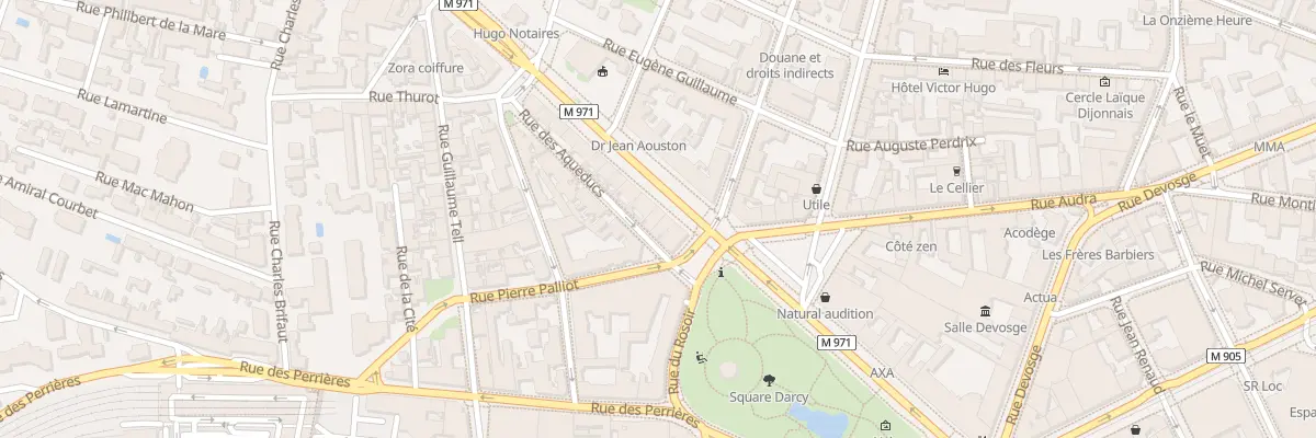 Plan du 3B Av Victor Hugo à Dijon