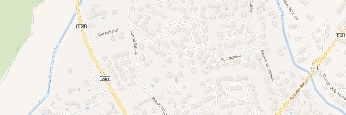 Plan du 44 Rue Alphonse Daudet à Eyguières