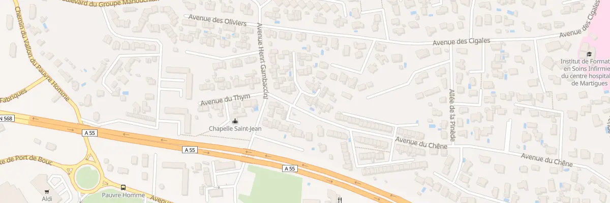 Plan du 31 All des Manades à Martigues