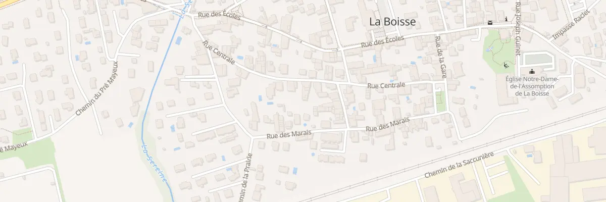Plan du 201 Rue Centrale à La Boisse