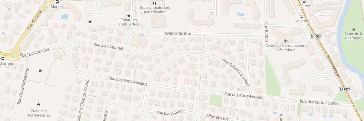 Plan du 10 Rue Robert Schuman à Fontaine-lès-Dijon