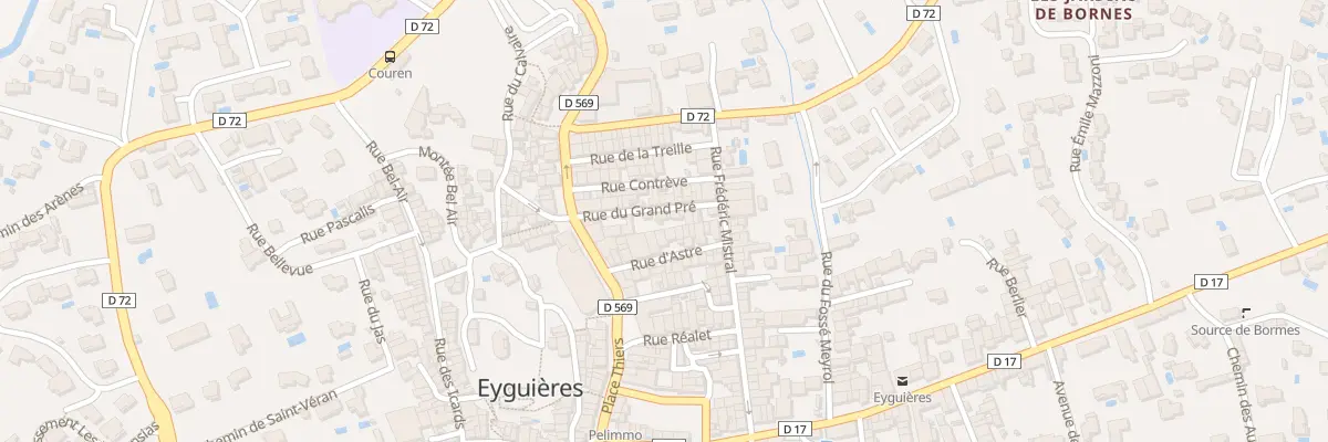 Plan du 1 Rue du Grand Pre à Eyguières