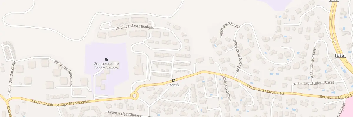 Plan du 9030 Qur des Reillettes à Martigues