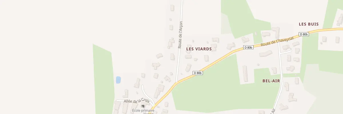 Plan du 70 Rte de l’Arcon à Buellas