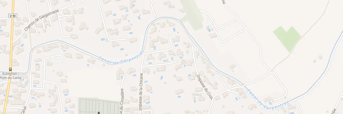 Plan du 172 Imp de la Chicane à Aubignan