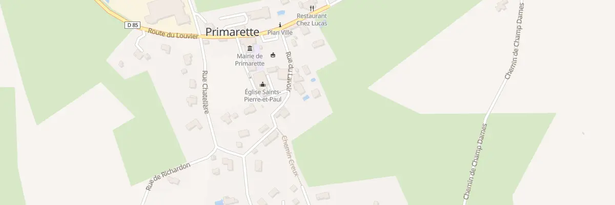 Plan du 95 Rue du Lavoir à Primarette